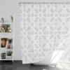 Gray Modern Style Pattern Shower Curtain