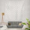 Gray Modern Style Pattern Wall Tapestry