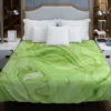 Green Abstract Design Duvet Cover