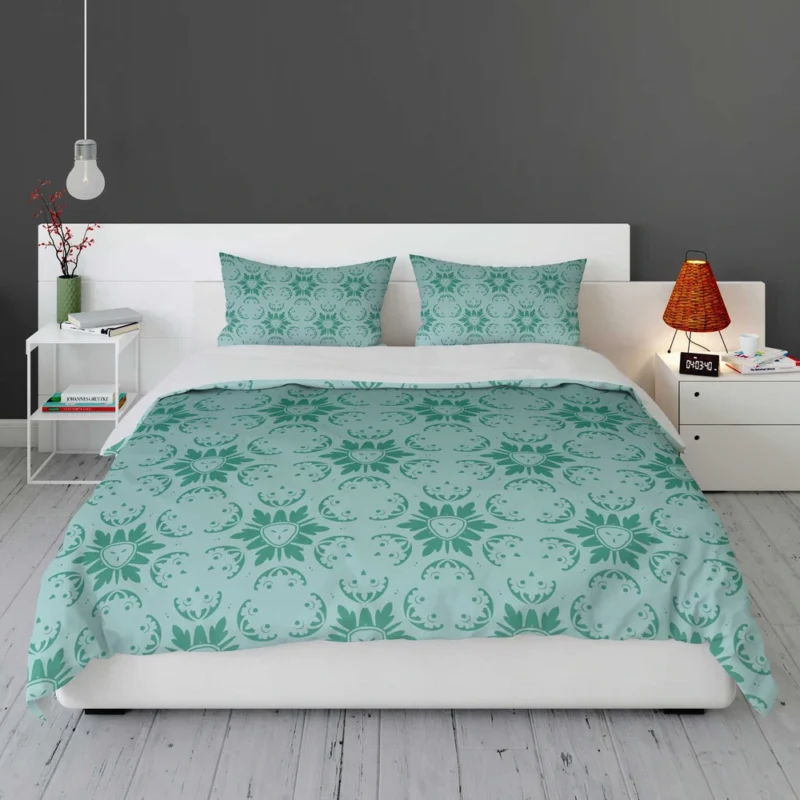 Green Abstract Pattern Design Bedding Set 1