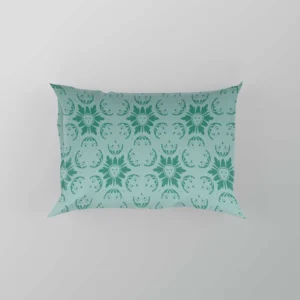 Green Abstract Pattern Design Pillow Case