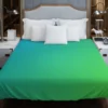 Green Blue Gradient Color Duvet Cover