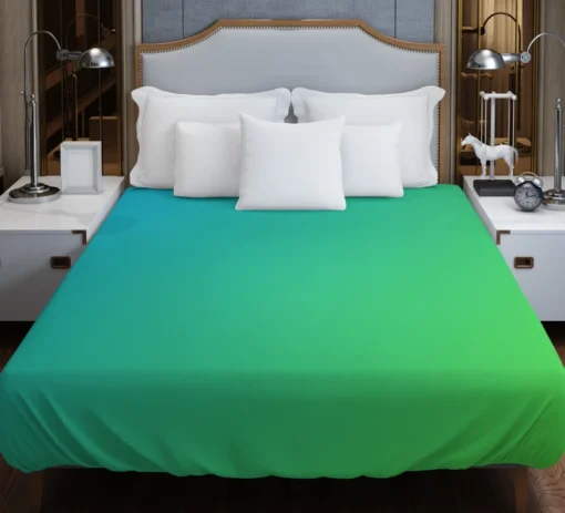 Green Blue Gradient Color Duvet Cover