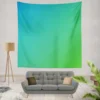 Green Blue Gradient Color Wall Tapestry