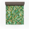 Green Geometric Shapes Freehand Fitted Sheet