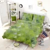 Green Glass Effect Triangle Bedding Set