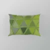 Green Glass Effect Triangle Pillow Case