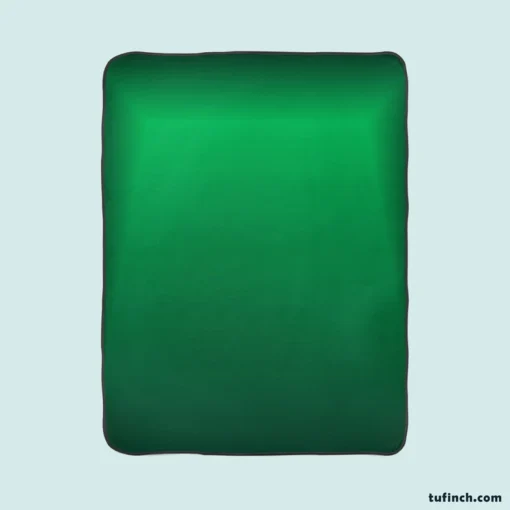 Green Gradient Pattern Fleece Blanket 1