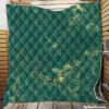 Green Marble Texture Design Quilt Blanket