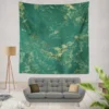 Green Marble Texture Design Wall Tapestry