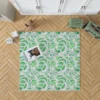 Green Paisley Mix Abstract Pattern Rug