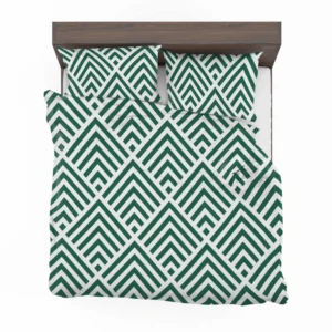 Green Rhombuses Pattern Bedding Set 2