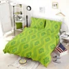 Green Thai Floral Design Bedding Set