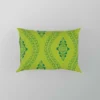 Green Thai Floral Design Pillow Case