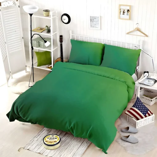 Green Yellow Gradient Bedding Set