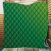 Green Yellow Gradient Quilt Blanket