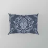 Grey Chateau Damask Smalt Blue Pillow Case