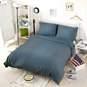 Grey Solid Color Bedding Set