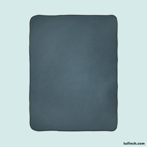 Grey Solid Color Fleece Blanket 1