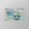 Grunge Geometric Seamless Pattern Pillow Case