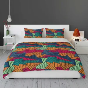 Grunge Mosaic Seamless Pattern Bedding Set 1