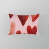 Guardsman Red And Pinkish Orange Hearts Pillow Case