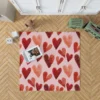 Guardsman Red And Pinkish Orange Hearts Rug