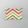 Guava Colored Chevron Design Pillow Case