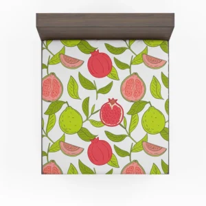 Guava Grove Inspired Pattern Fitted Sheet