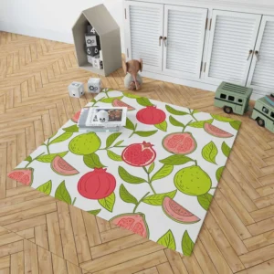 Guava Grove Inspired Pattern Rug 1