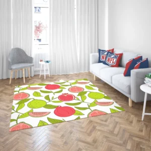 Guava Grove Inspired Pattern Rug 2