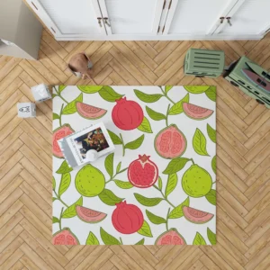 Guava Grove Inspired Pattern Rug