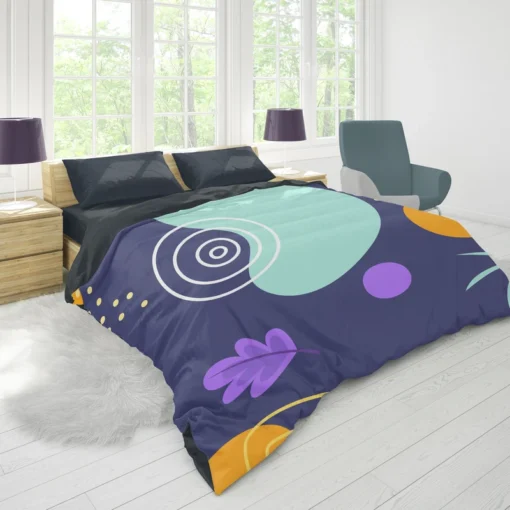 Hand Drawn Abstract Element Pattern Duvet Cover 1