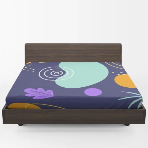 Hand Drawn Abstract Element Pattern Fitted Sheet 1