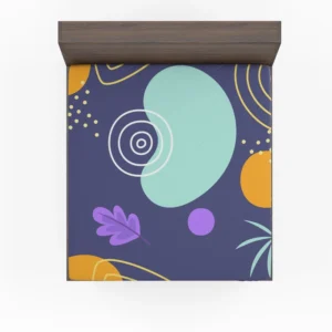 Hand Drawn Abstract Element Pattern Fitted Sheet