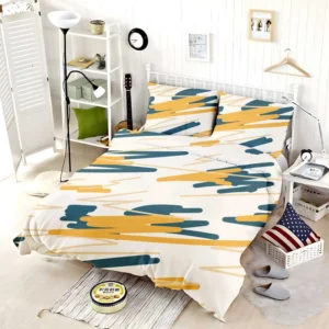 Hand Drawn Abstract Lines Pattern Bedding Set