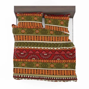 Hand Drawn African Pattern Bedding Set 1