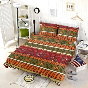 Hand Drawn African Pattern Bedding Set