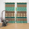 Hand Drawn African Pattern Design Curtain