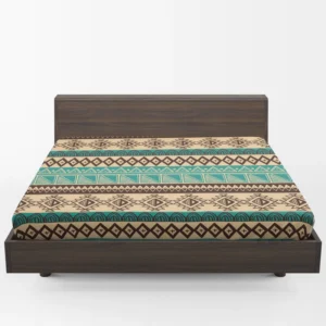 Hand Drawn African Pattern Design Fitted Sheet 1