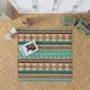 Hand Drawn African Pattern Design Rug