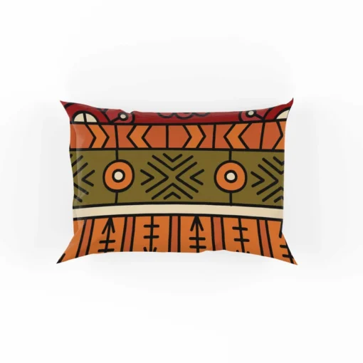 Hand Drawn African Pattern Pillow Case