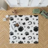 Hand Drawn Animals Paws Rug