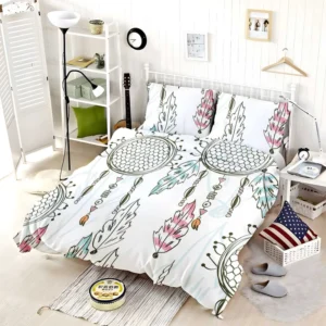 Hand Drawn Artistic Design Bedding Set