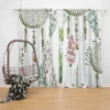 Hand Drawn Artistic Design Curtain