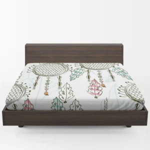 Hand Drawn Artistic Design Fitted Sheet 1