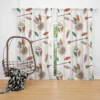 Hand Drawn Bohemian Pattern Curtain