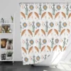 Hand Drawn Boho Pattern Design Shower Curtain