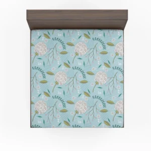 Hand Drawn Dandelions Fitted Sheet