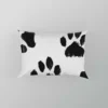 Hand Drawn Dog Footprint Pillow Case